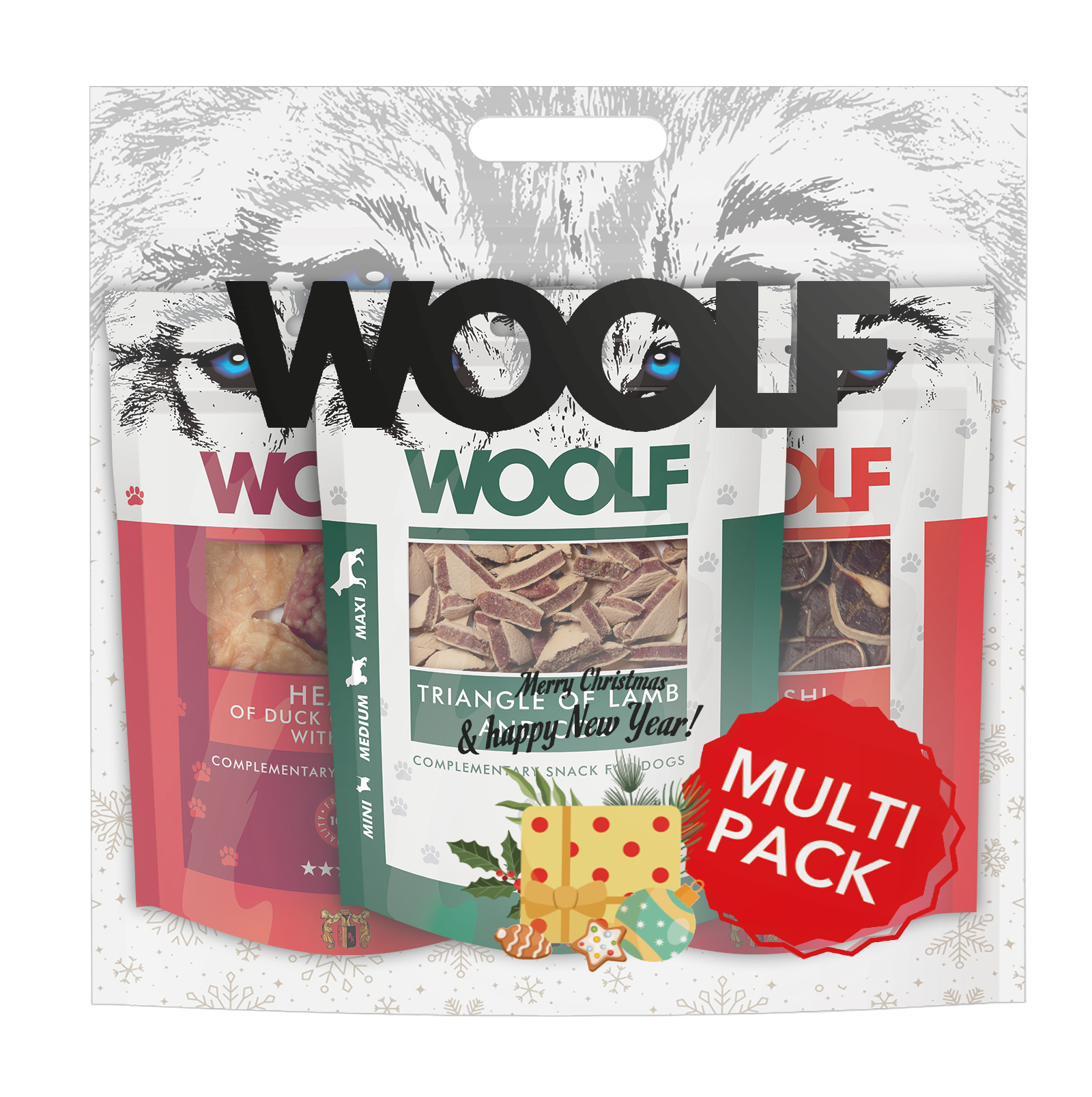 WOOLF MULTIPACK CHRISTMAS 3x100g