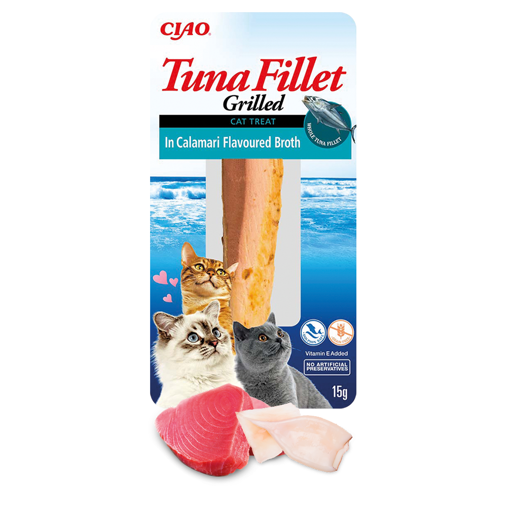 Inaba Cat Tuna Fillet In Calamari Broth
