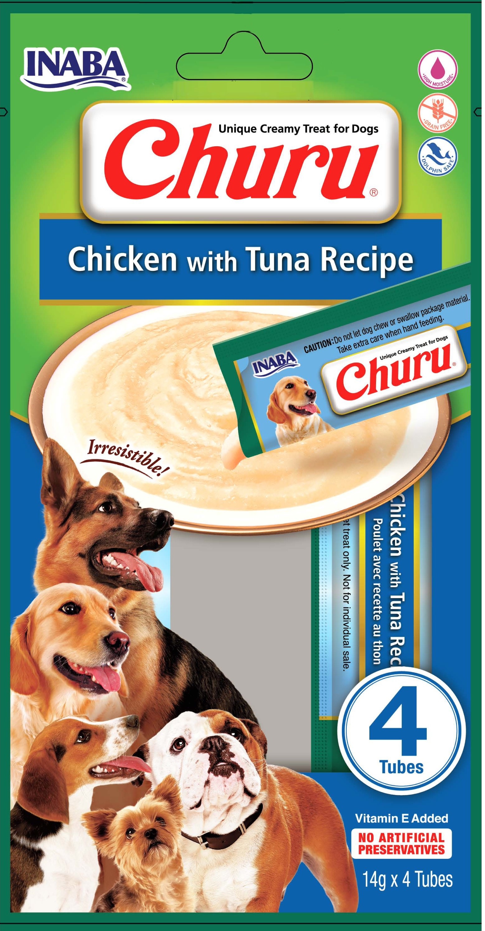 Inaba Dog Churu 4P Chicken With Tuna