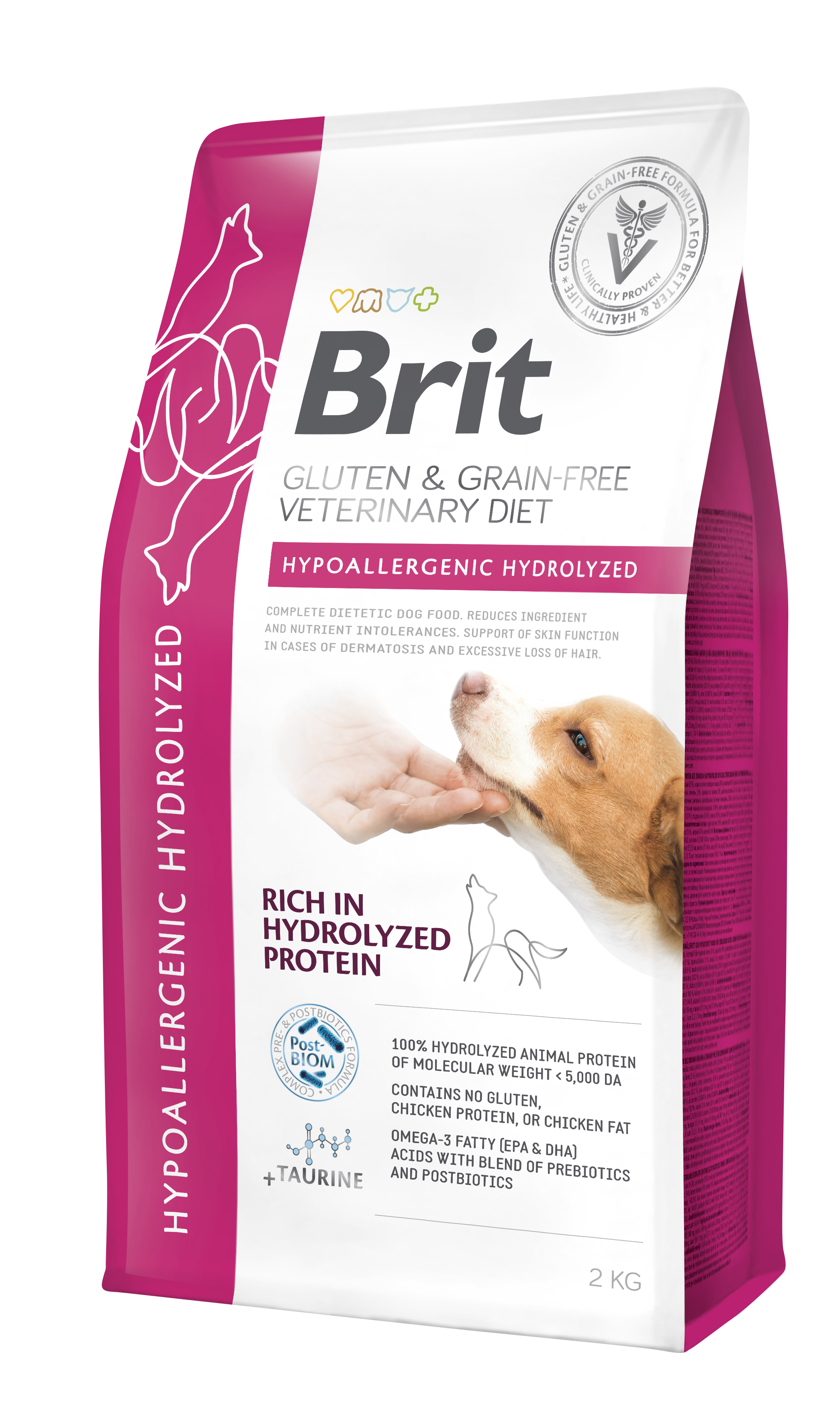 Brit VD Dog Grain free Hypoallergenic Hydrolyzed, hydrolizowane białko drobiowe Karma dla psów z alergiami pokarmowymi