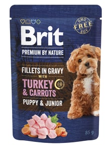 Brit Premium by Nature Dog Fillets in Gravy, jagnięcina i zielony groszek, 85 g Pełnoporcjowa karma dla dorosłych psów Brit Premium by Nature Dog Fillets in Gravy, jagnięcina i zielony groszek, 85 g Pełnoporcjowa karma dla dorosłych psów