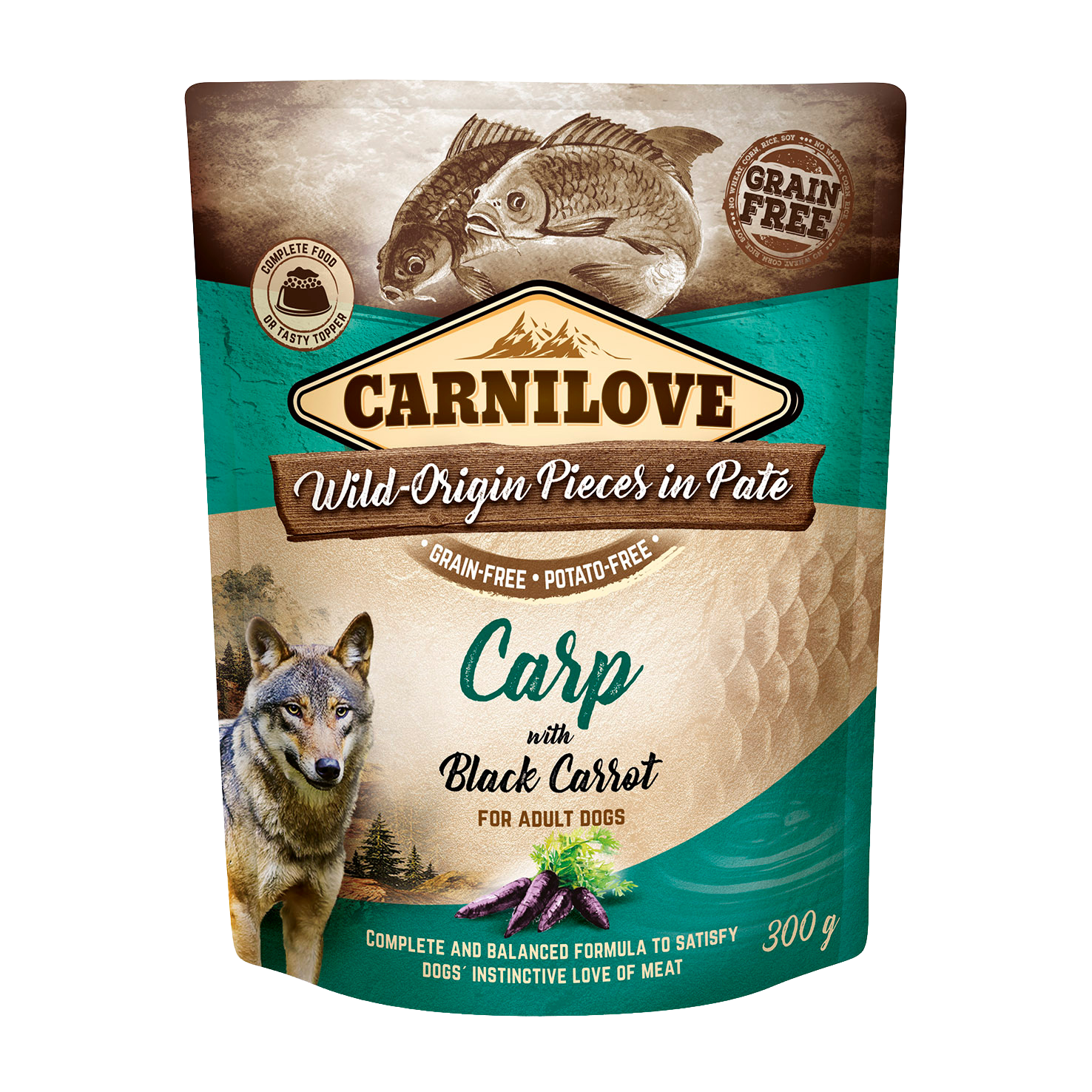 Carnilove Dog Adult Carp & Black Carrot 300g