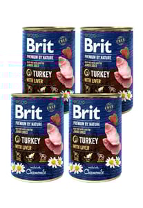 Zestaw 4 x Brit Premium by Nature Junior, indyk z wątrobą, 400 g Pełnoporcjowa karma mokra dla młodych psów wszystkich ras w ekonomicznym zestawie Zestaw 4 x Brit Premium by Nature Junior, indyk z wątrobą, 400 g Pełnoporcjowa karma mokra dla młodych psów wszystkich ras w ekonomicznym zestawie