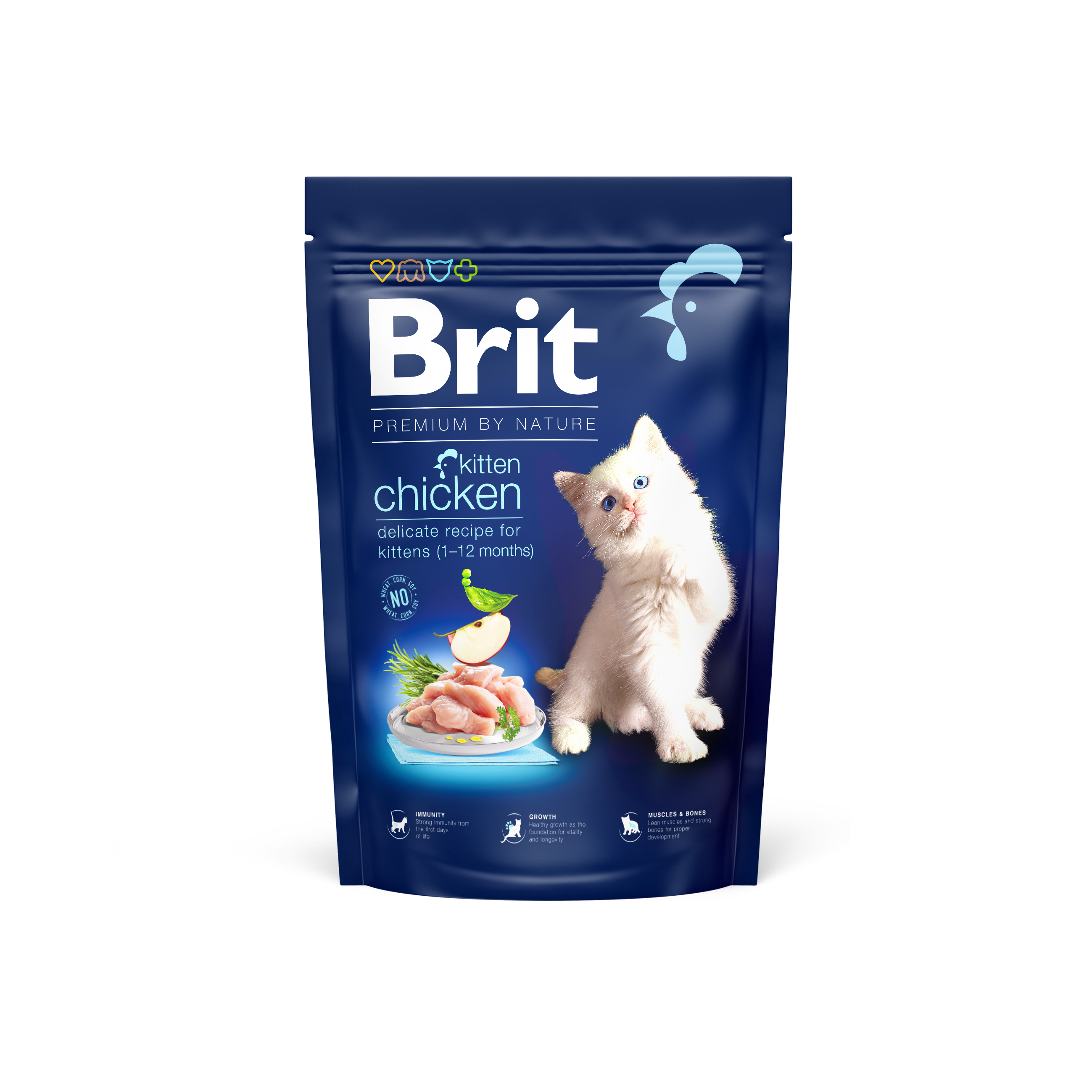 Brit Premium Cat Kitten, 1, 5 kg Pełnoporcjowa karma dla kociąt