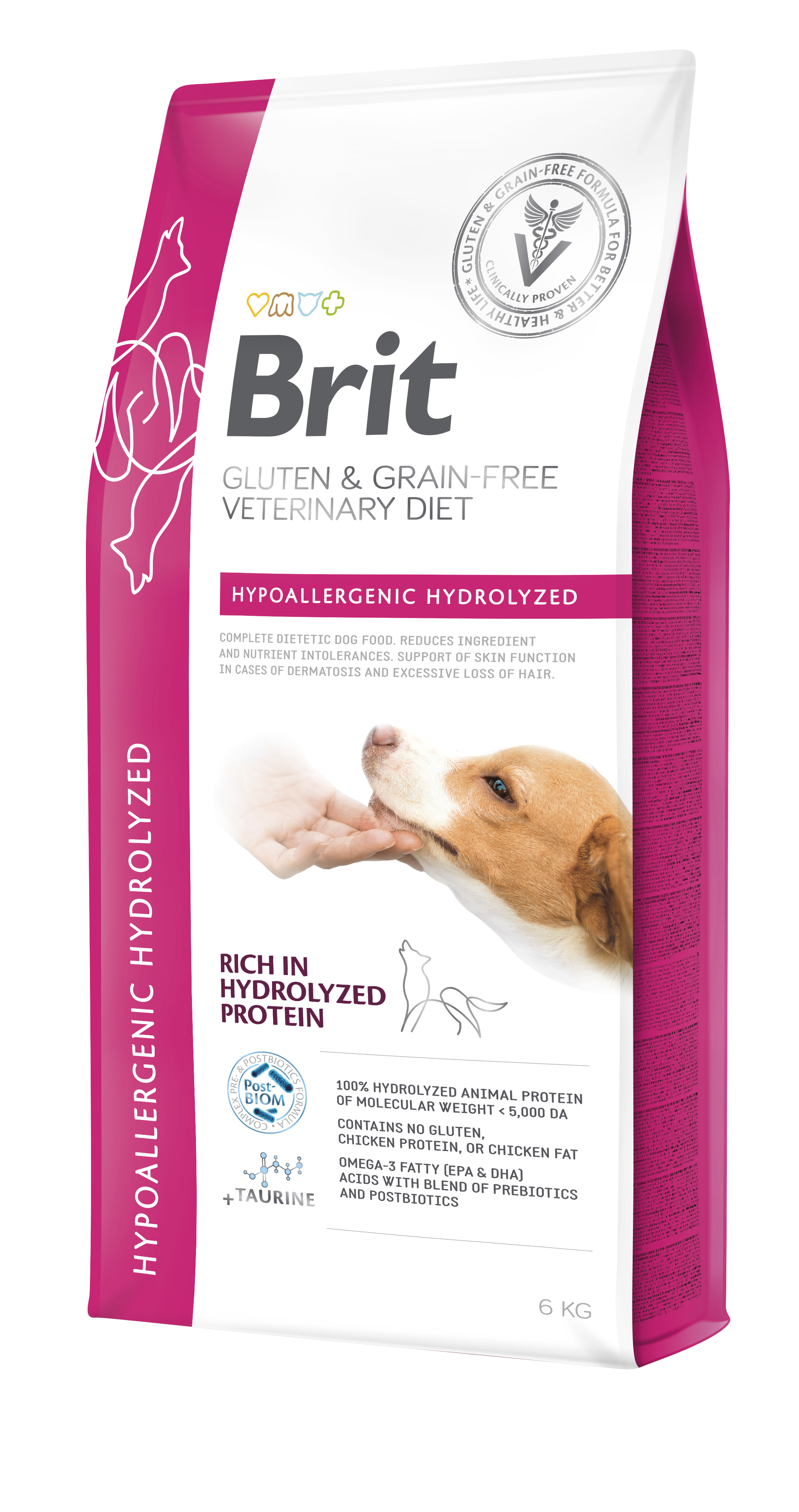 Brit VD Dog Grain free Hypoallergenic Hydrolyzed, hydrolizowane białko drobiowe Karma dla psów z alergiami pokarmowymi