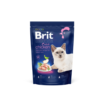 Brit Premium Cat Adult, kurczak, 800 g Pełnoporcjowa karma dla dorosłych kotów Brit Premium Cat Adult, kurczak, 800 g Pełnoporcjowa karma dla dorosłych kotów