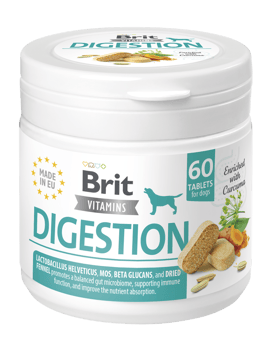 Brit Vitamins Digestion, 120 g (60 tabl.) Witaminowy preparat dla psów wspierające prawidłowe trawienie Brit Vitamins Digestion, 120 g (60 tabl.) Witaminowy preparat dla psów wspierające prawidłowe trawienie