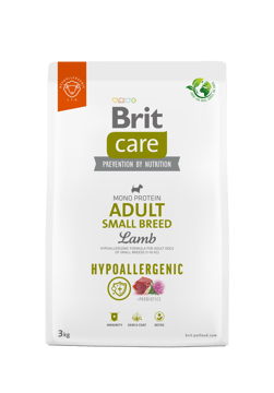 Brit Care Dog Hypoallergenic Adult Small Breed, jagnięcina, 3 kg Hipoalergiczna karma dla dorosłych psów małych ras Brit Care Dog Hypoallergenic Adult Small Breed, jagnięcina, 3 kg Hipoalergiczna karma dla dorosłych psów małych ras