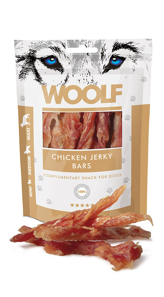 Woolf Chicken Jerky Bars