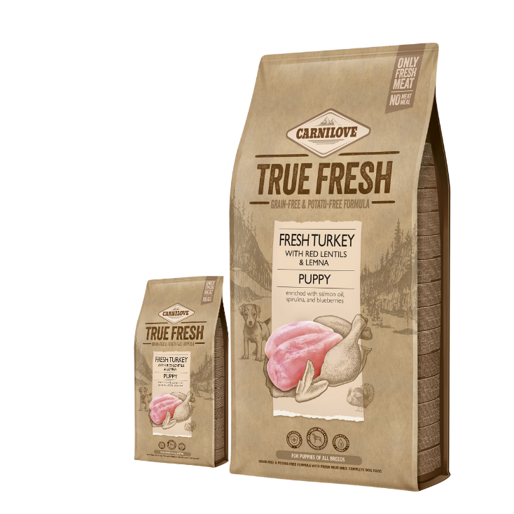 Zestaw&#x20;11,4kg&#x20;&#x2B;&#x20;1,4kg&#x20;Carnilove&#x20;True&#x20;Fresh&#x20;Puppy,&#x20;&#x015B;wie&#x017C;y&#x20;indyk&#x20;Pe&#x0142;noporcjowa&#x20;karma&#x20;dla&#x20;szczeni&#x0105;t&#x20;wszystkich&#x20;ras&#x20;w&#x20;ekonomicznym&#x20;pakiecie