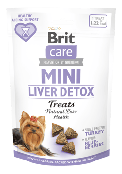Brit Care Dog Mini Snacks Liver Detox, indyk, 50g Półmiękkie, funkcjonalne smakołyki dla psów małych i miniaturowych Brit Care Dog Mini Snacks Liver Detox, indyk, 50g Półmiękkie, funkcjonalne smakołyki dla psów małych i miniaturowych
