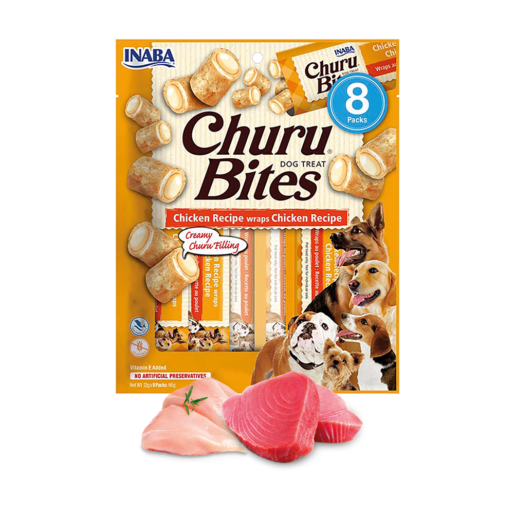 Inaba Dog Churu Bite Chicken Wraps