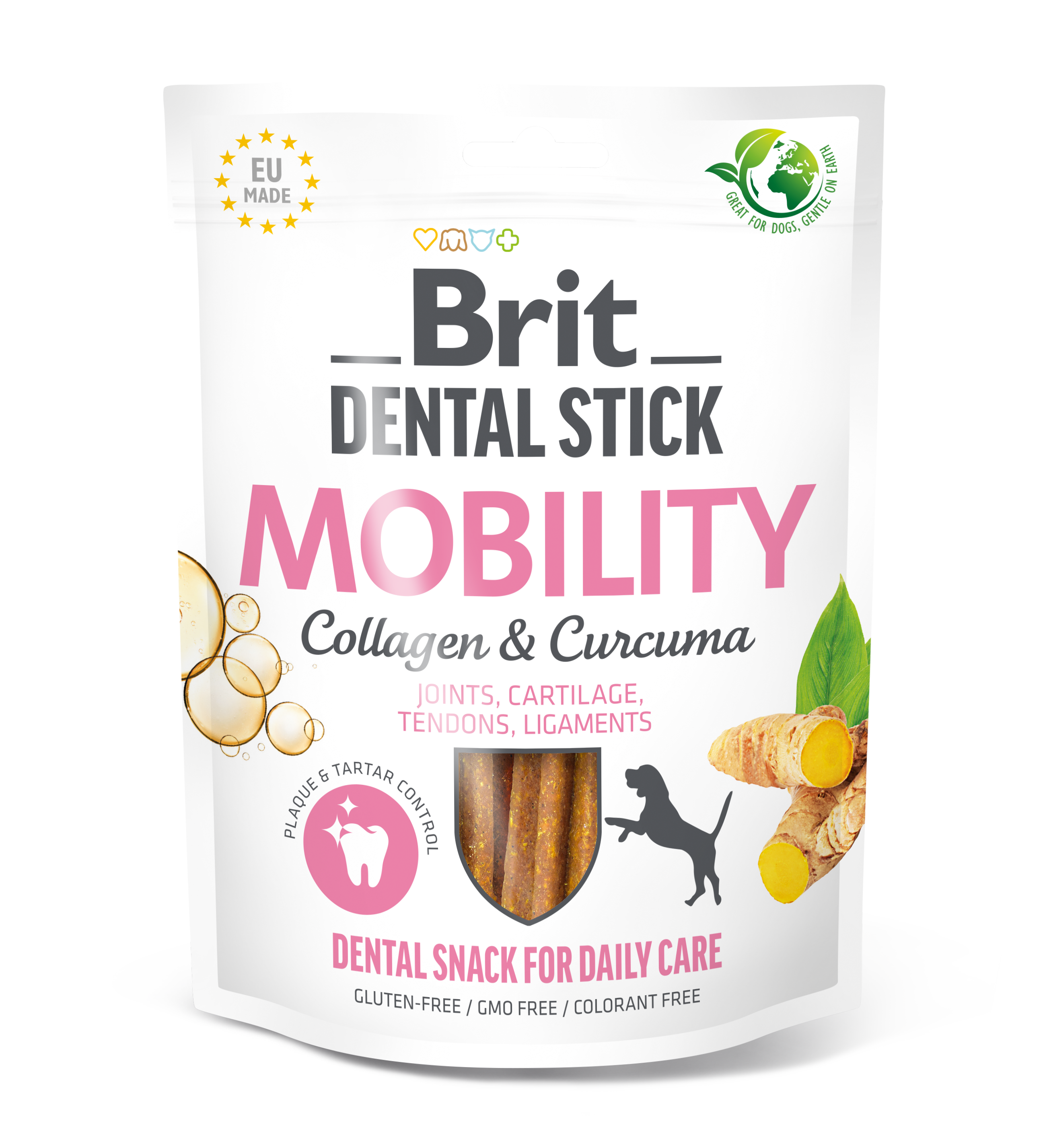 Brit Dental Stick Dog Mobility with Curcuma & Collagen 251g