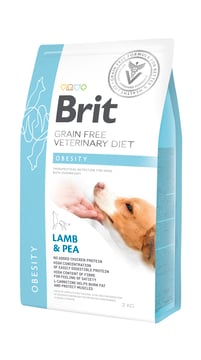 Brit Veterinary Diets Dog Grain Free Obesity, jagnięcina i żółty groszek, 2 kg Dietetyczna karma dla psów z nadwagą i otyłością Brit Veterinary Diets Dog Grain Free Obesity, jagnięcina i żółty groszek, 2 kg Dietetyczna karma dla psów z nadwagą i otyłością