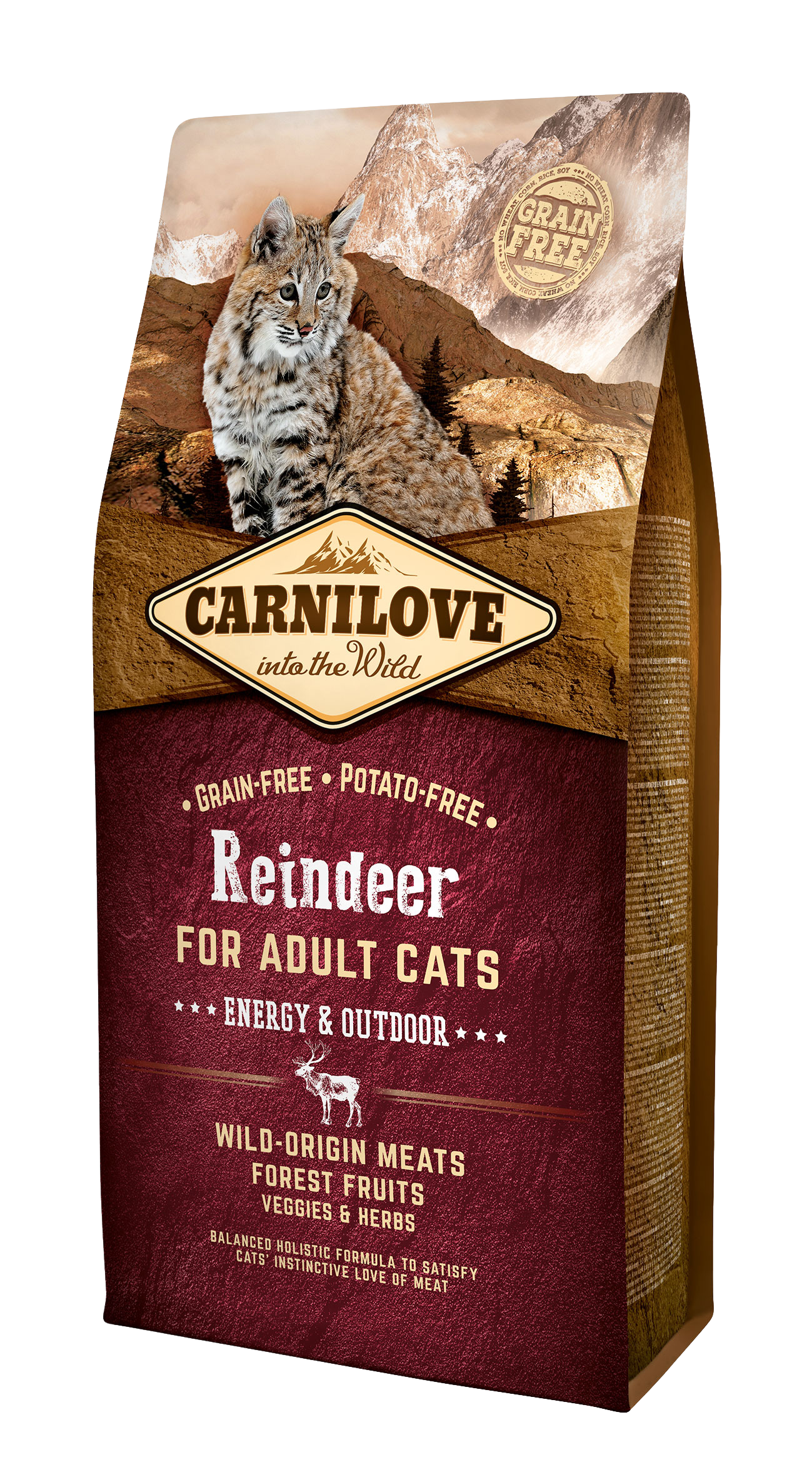 Carnilove Cat Adult Energy & Outdoor Reindeer
