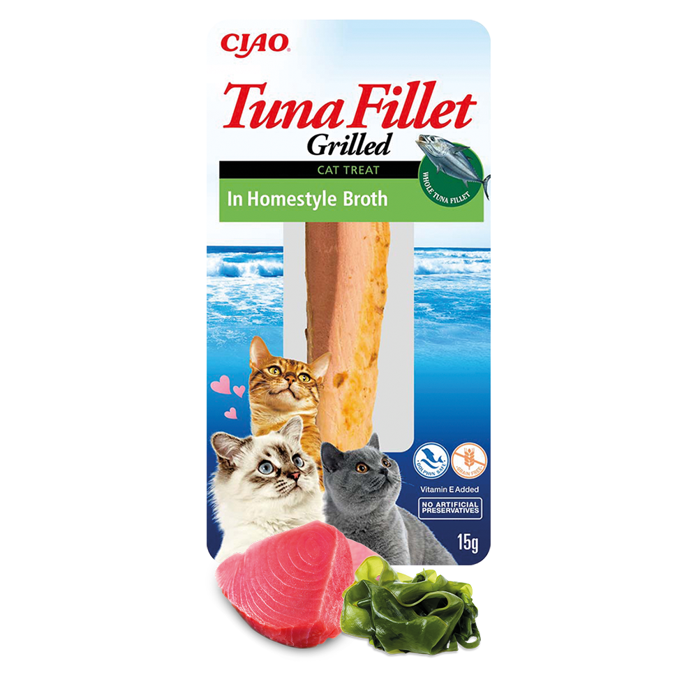 Inaba Cat Tuna Fillet In Homestyle Broth
