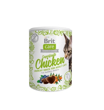 Brit Care Cat Snack Superfruits, kurczak, rokitnik i borówka amerykańska Przysmak dla dorosłych kotów Brit Care Cat Snack Superfruits, kurczak, rokitnik i borówka amerykańska Przysmak dla dorosłych kotów