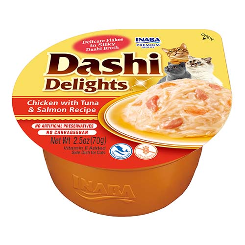 Inaba Cat Dashi Delights Chicken Tuna Salmon 70g