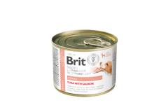 Brit Veterinary Diet Dog Renal, tuńczyk i łosoś, 200 g Dietetyczna karma dla psów z upośledzoną funkcją nerek Brit Veterinary Diet Dog Renal, tuńczyk i łosoś, 200 g Dietetyczna karma dla psów z upośledzoną funkcją nerek
