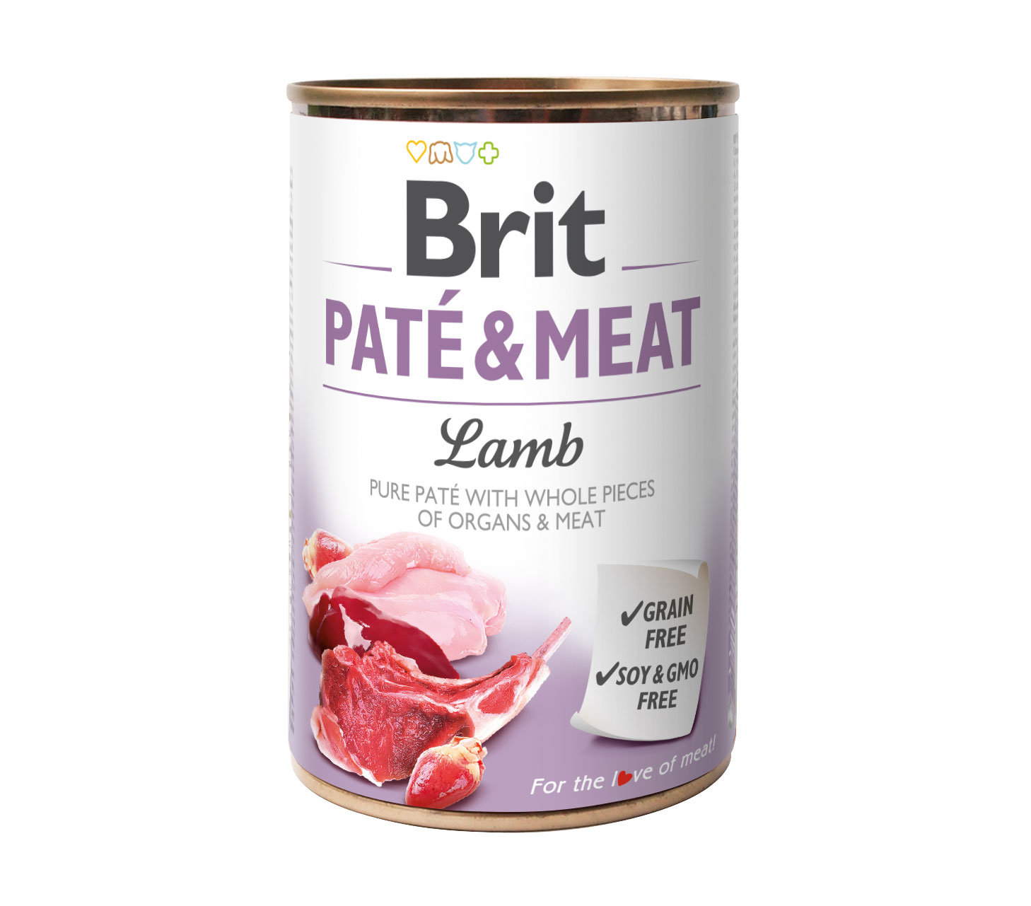 Brit Paté & Meat, jagnięcina, 400 g Pełnowartościowa karma mokra dla psów