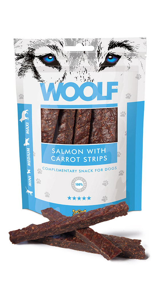 Woolf Salmon With Carrot Strips