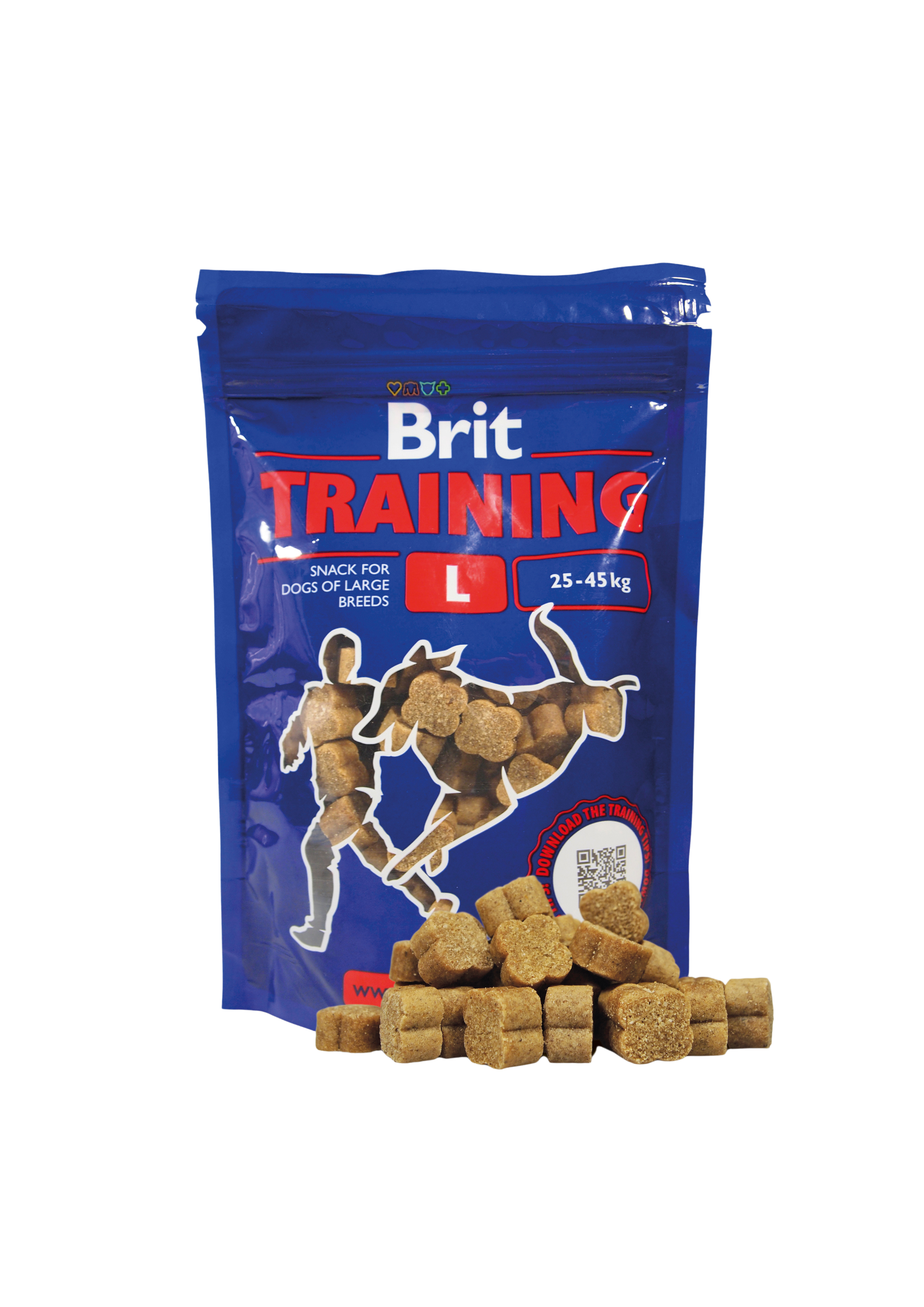 Brit Training Snack Large Breed, kurczak i ryż, 200 g Niskokaloryczny przysmak treningowy dla psów dużych ras