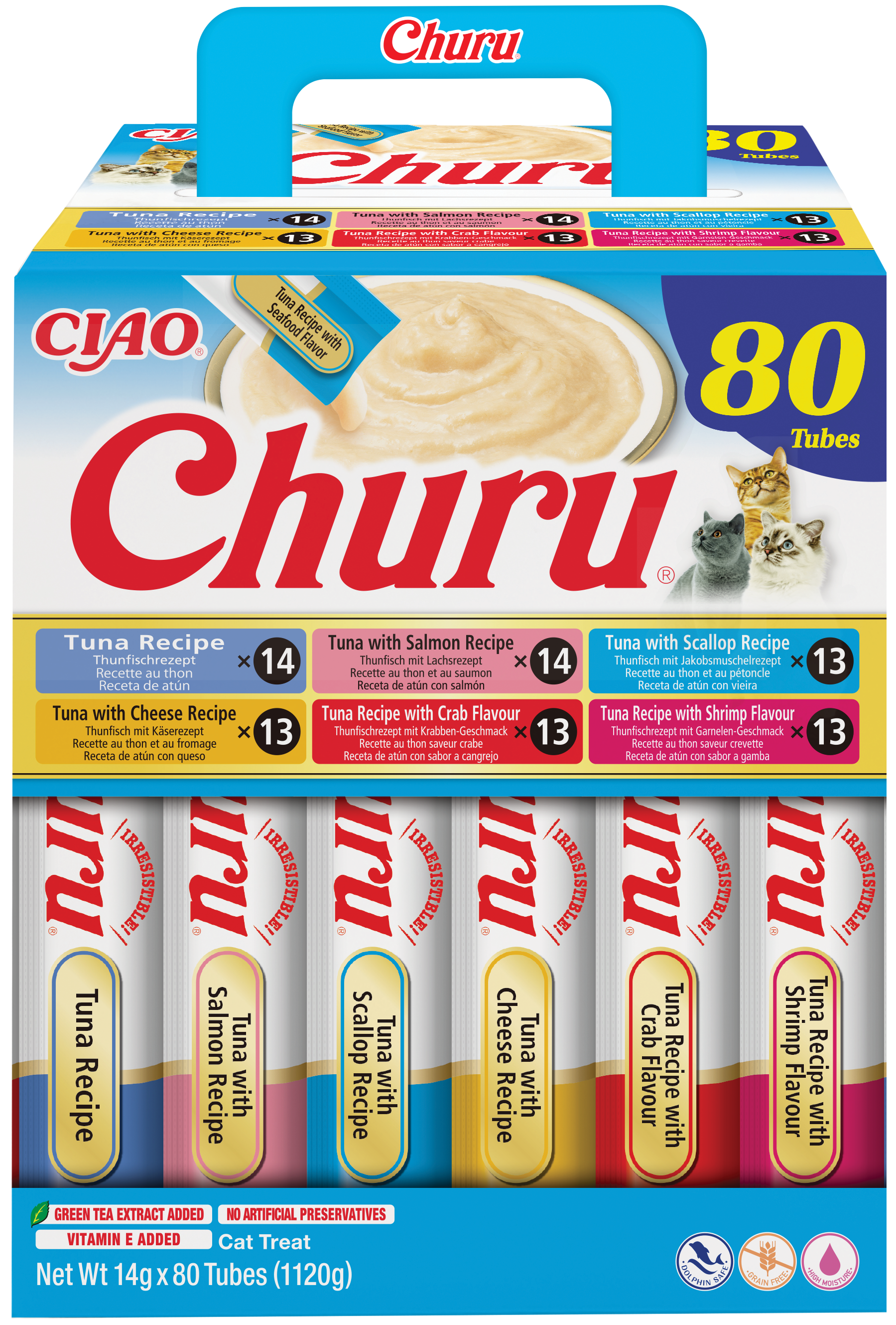 INABA Churu 80P Tuna Recipe (80x14g)