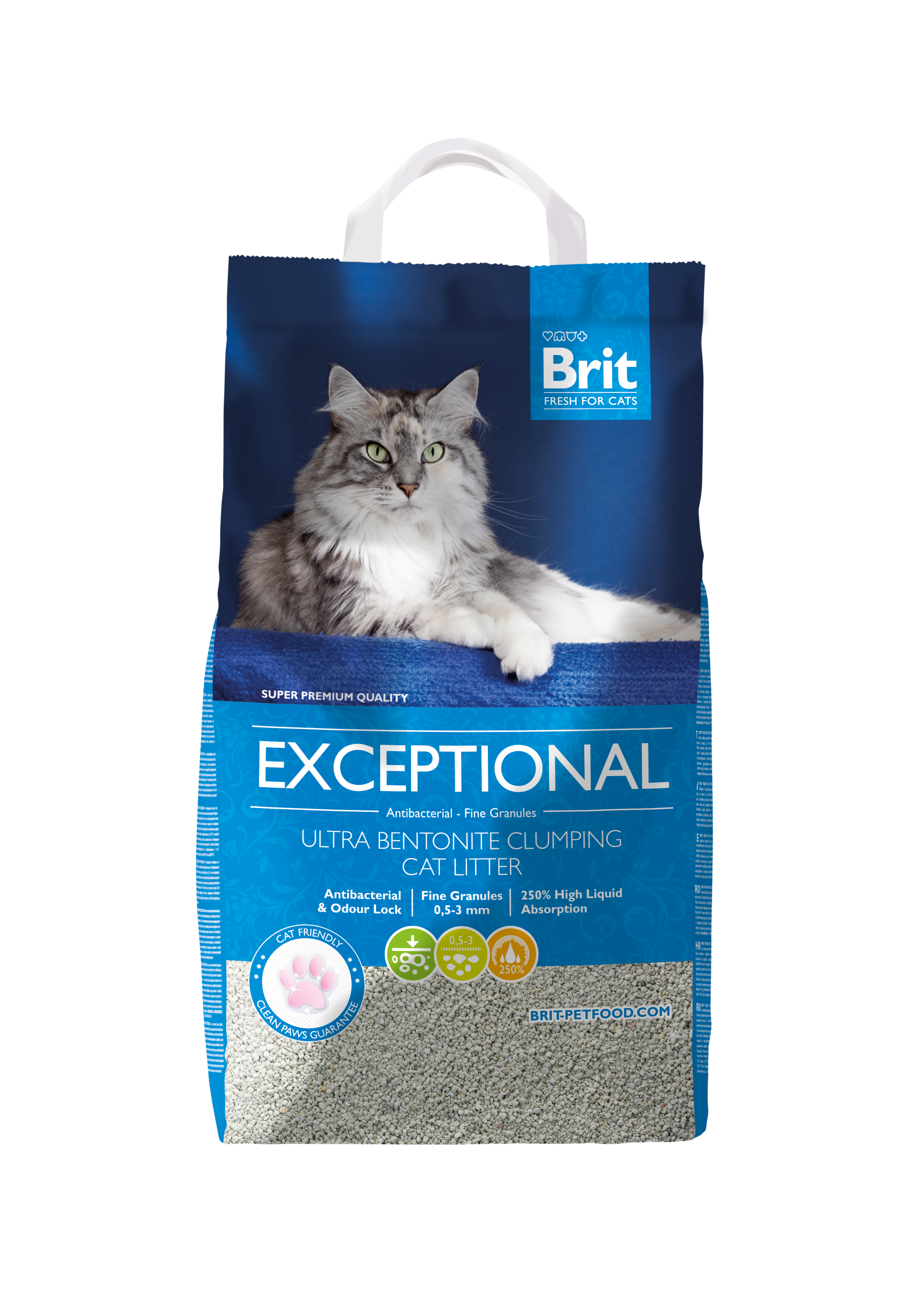Brit Fresh Exceptional 5kg ultrabentonitowy zbrylający żwirek dla kotów