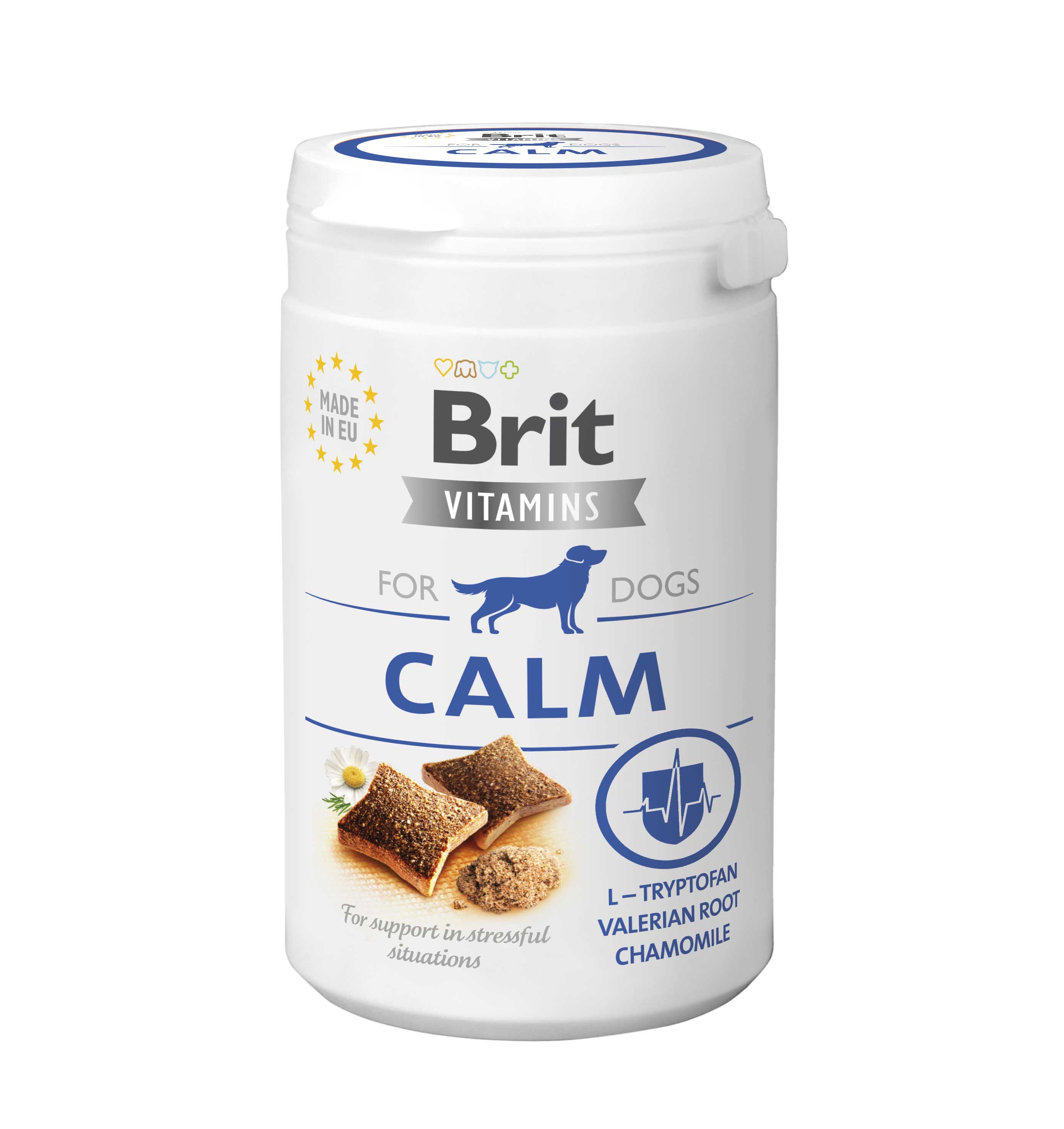 Brit Vitamins Dog Calm, 150 g Uspokajająca karma uzupełniająca dla dorosłych psów
