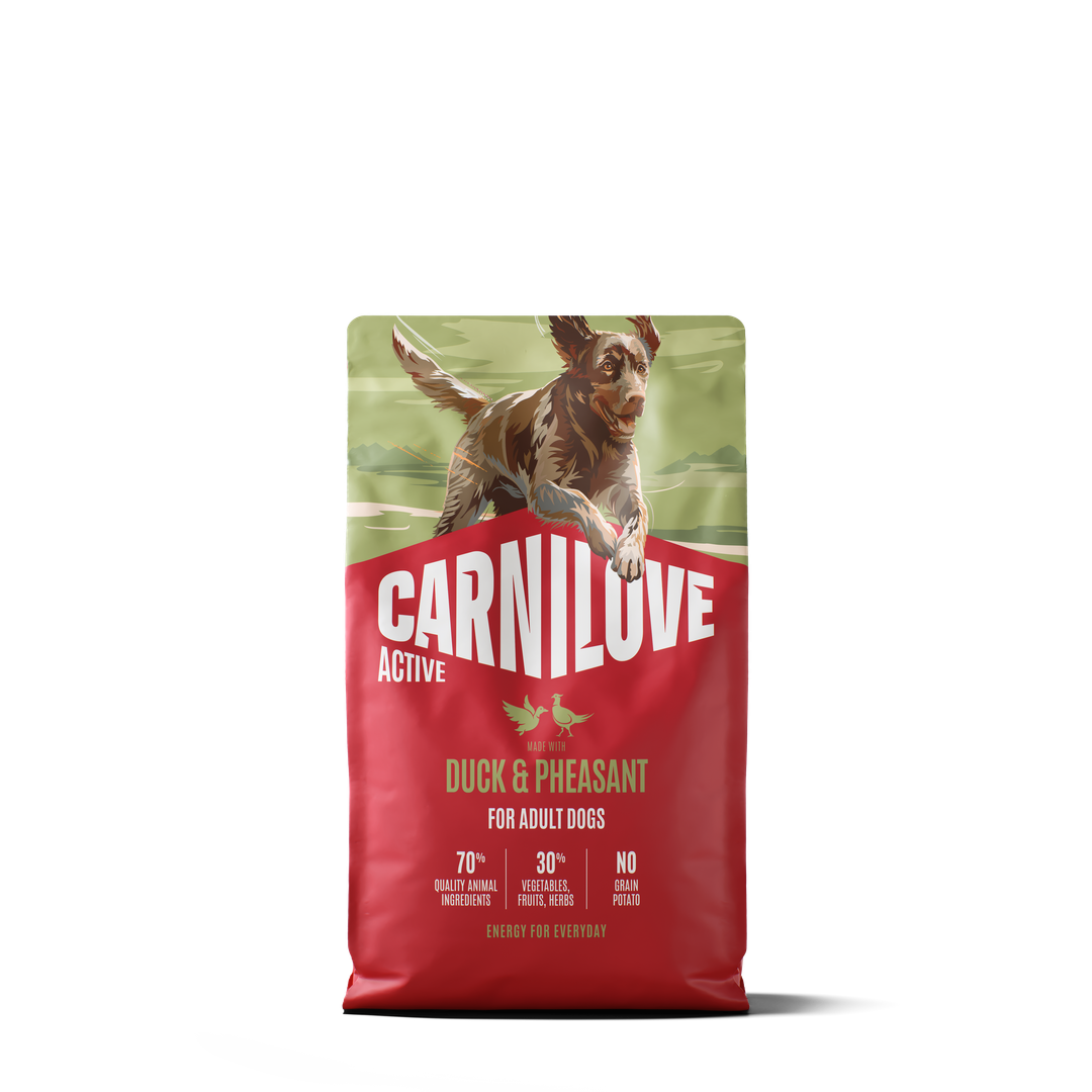 CARNILOVE ACTIVE Dog Dry Made with Duck & Pheasant for Adult All Breeds 4kg