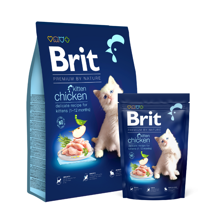 Promocja: 8kg + 1,5kg Brit Premium Cat Kitten Chicken w atrakcyjnej cenie