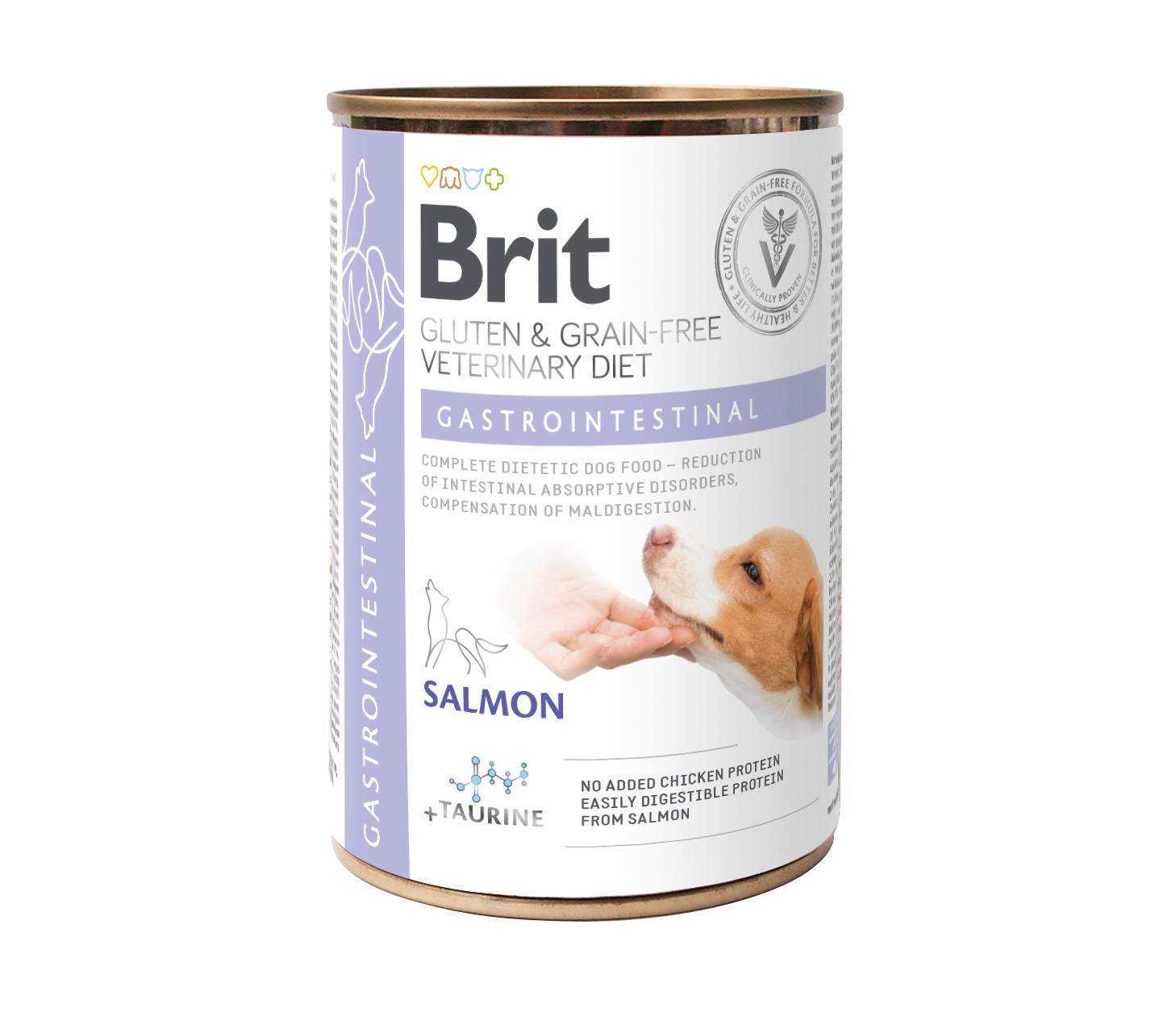 Brit Veterinary Diet Dog Gastrointestinal, łosoś, 400 g Dietetyczna karma dla psów z problemami przewodu pokarmowego