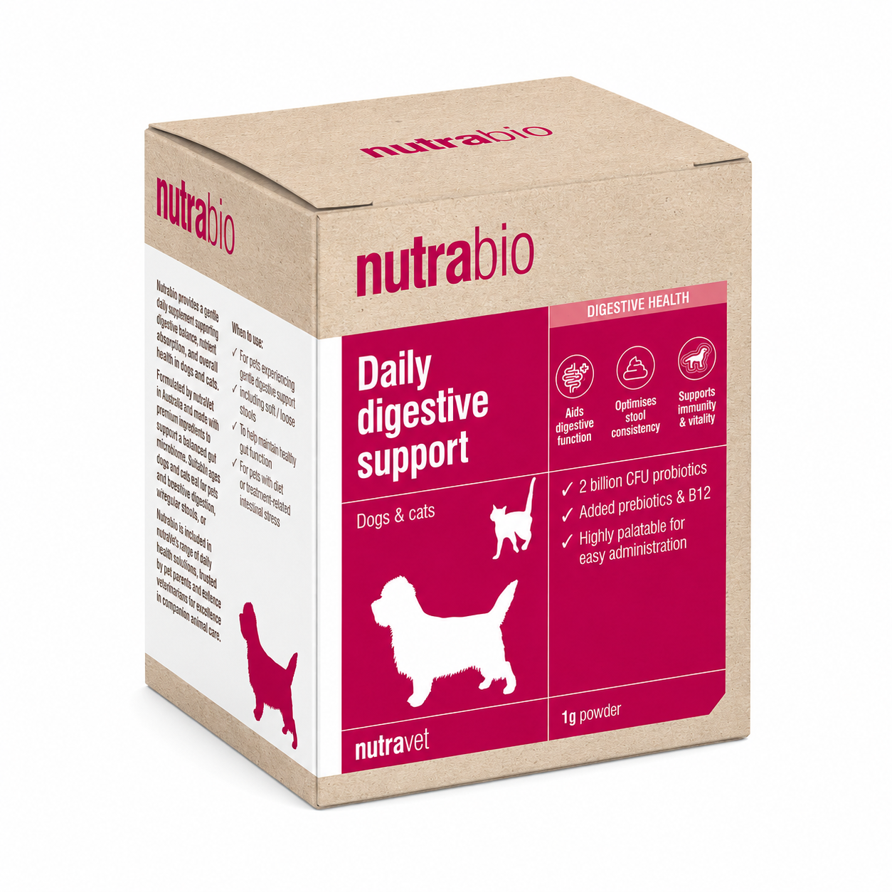 Nutrabio Daily Digestive Support 30g (30szt x 1g)