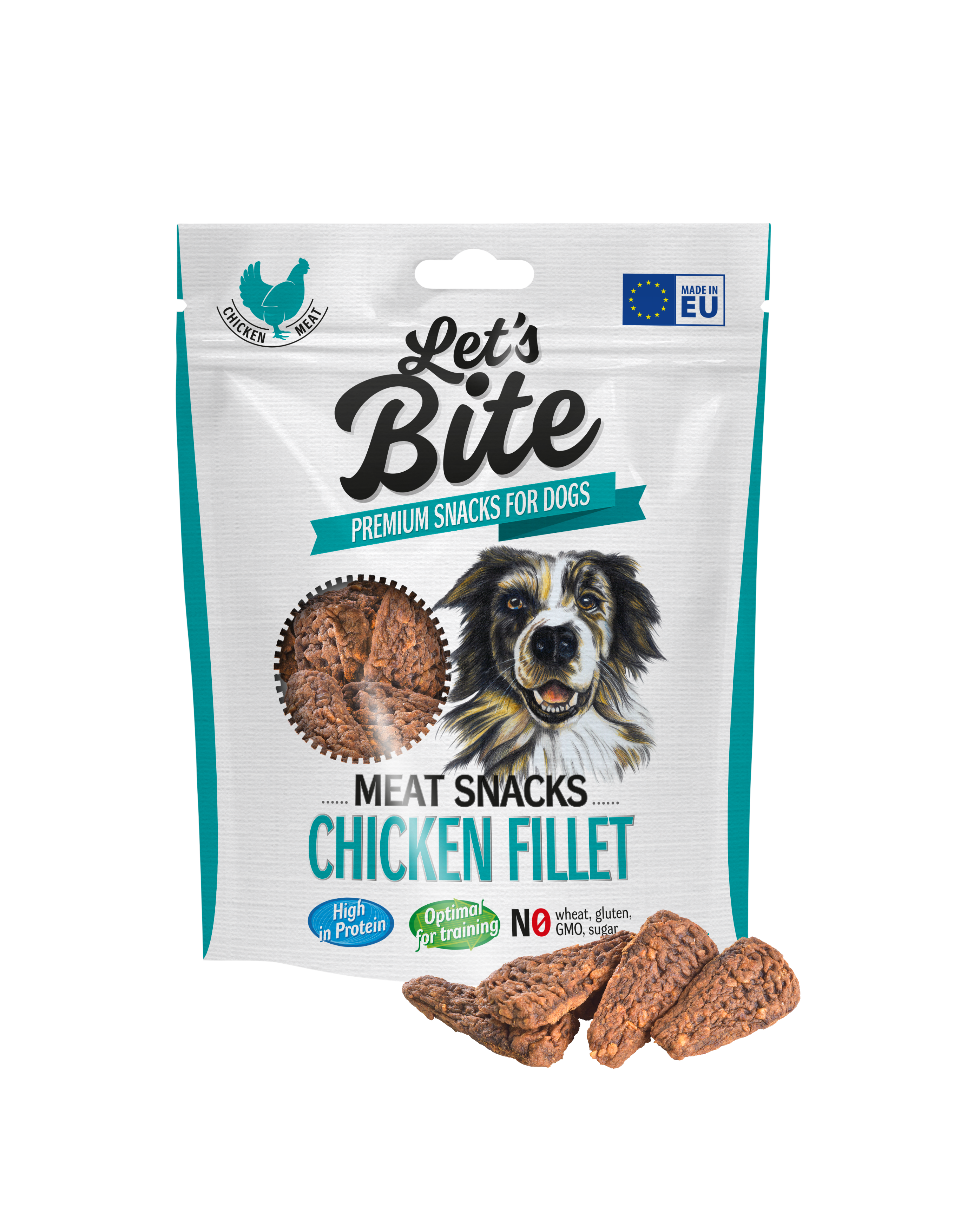 Let's Bite Meat Snacks Chicken Fillet 300g TERMIN 05/08/26 Outlet – krótka data, pełna wartość! Nie marnuj, oszczędzaj i chroń planetę.