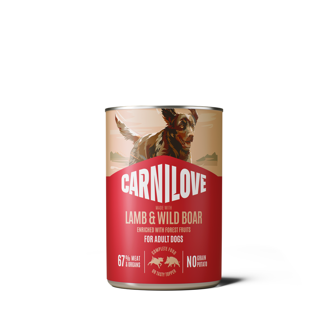 CARNILOVE Dog CAN Paté Made with Lamb & Wild Boar 400 g