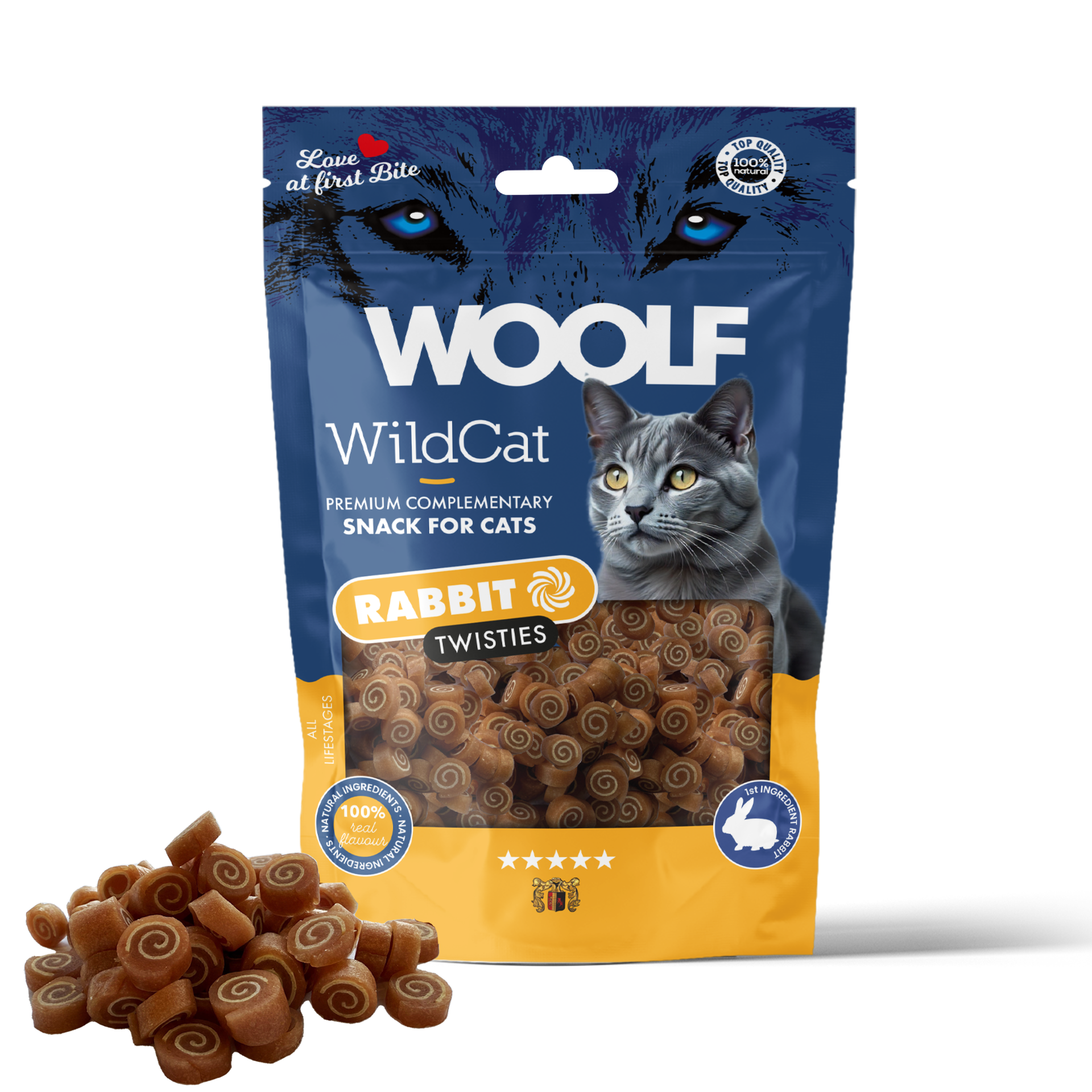 Woolf WildCat Rabbit Twisties 50g