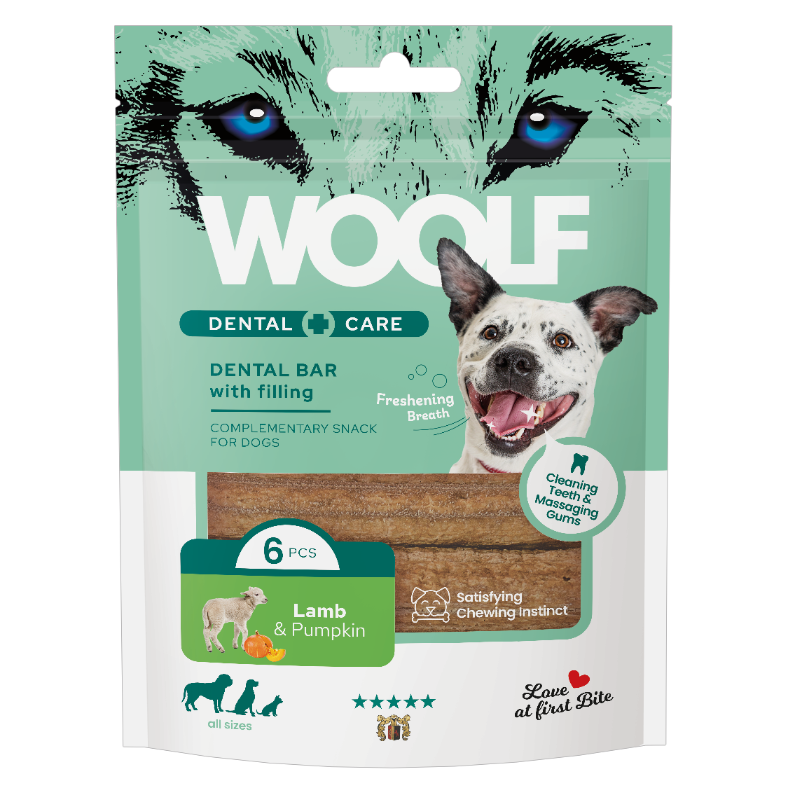 Woolf Dental Care Bar Jagnięcina i dynia 108g
