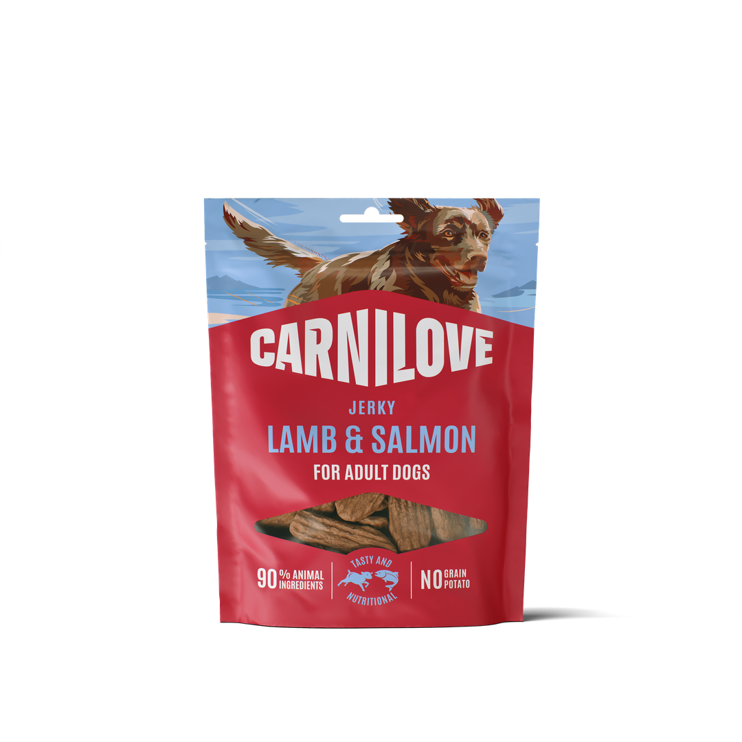 CARNILOVE Dog JERKY Lamb & Salmon 100g