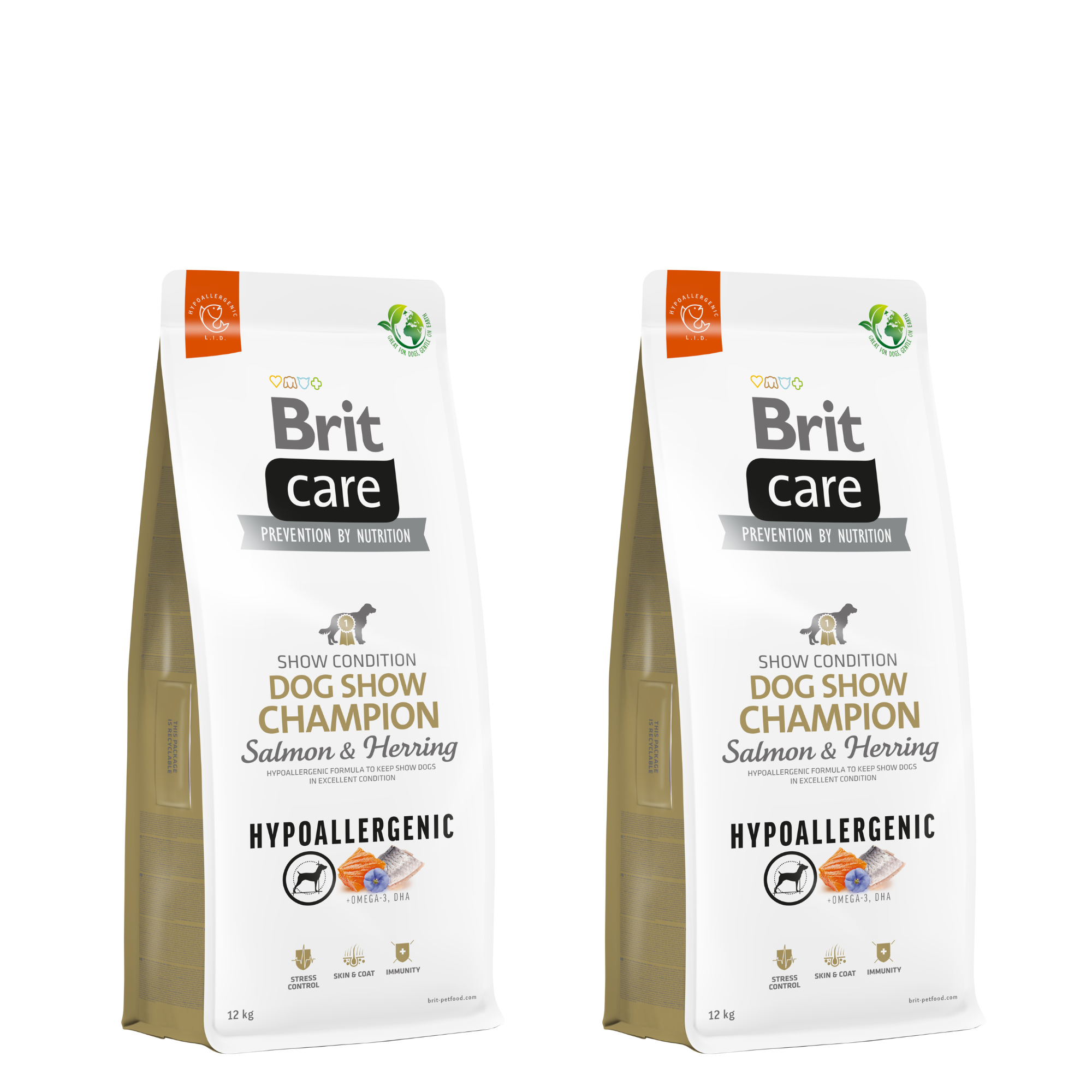 Promocja: 1+1 Brit Care Dog Hypoallergenic Dog Show Champion Salmon & Herring