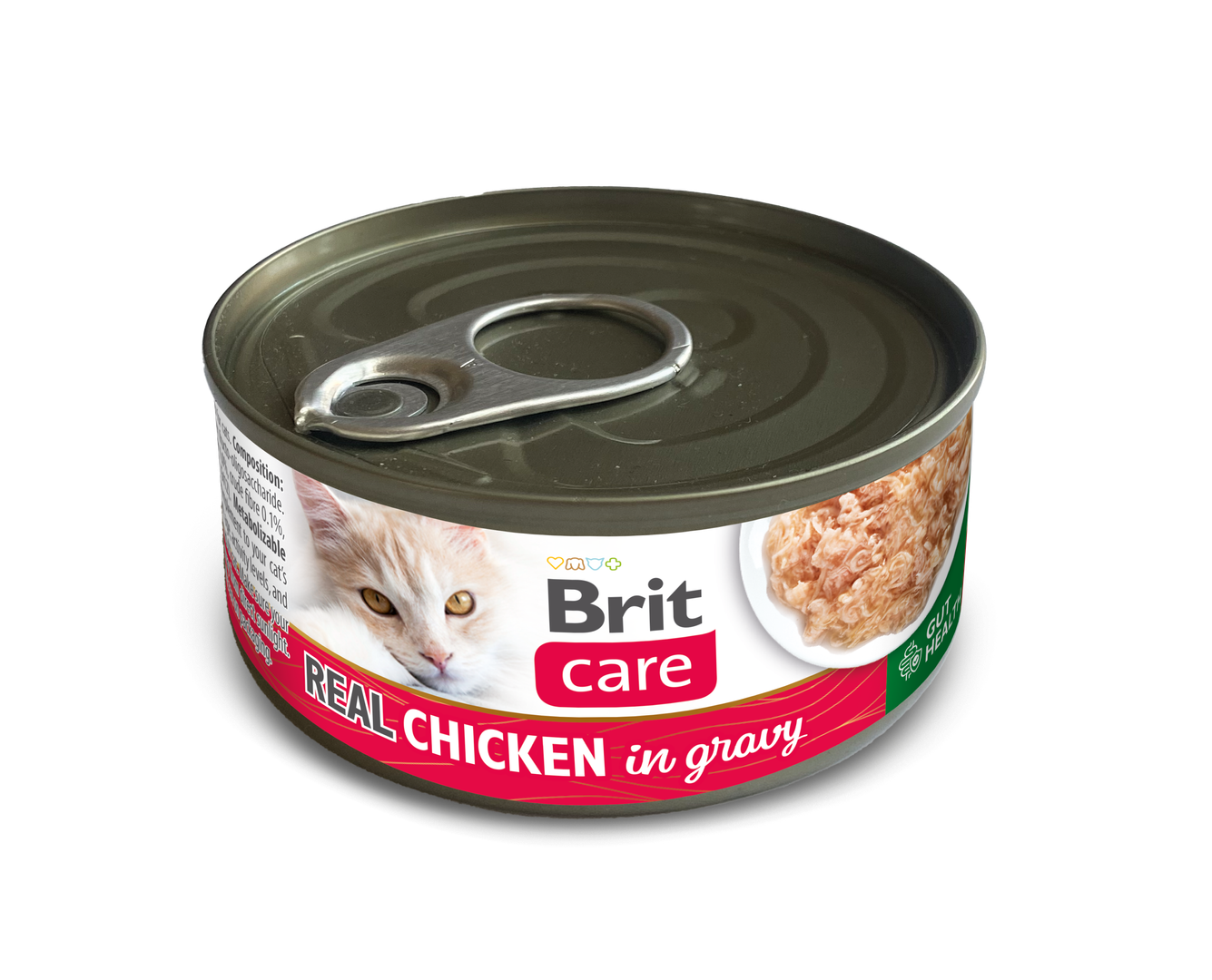 Brit Care Cat Real Kurczak w bulionie 80g Wilgotna karma uzupełniająca dla kotów.