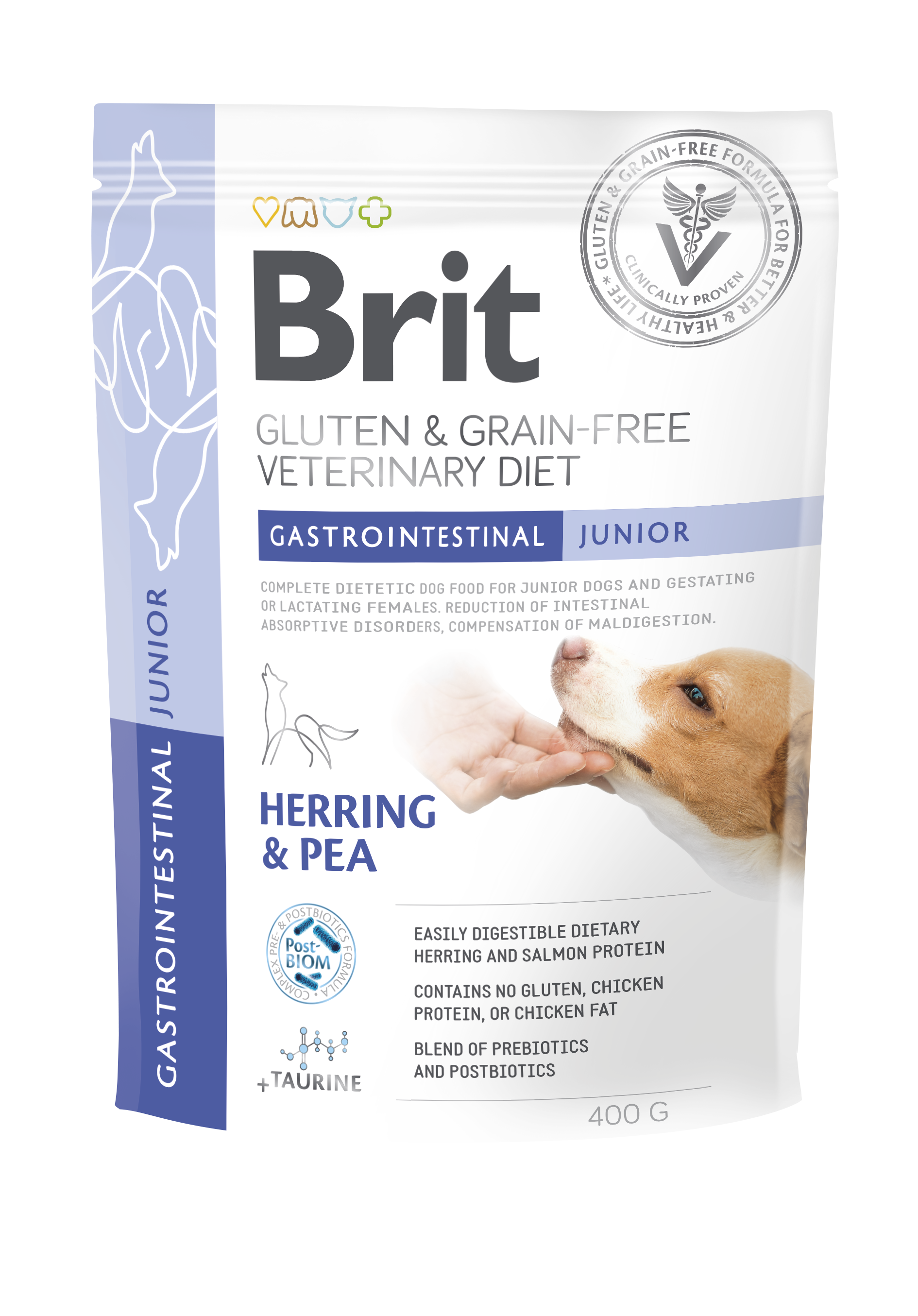 Brit VD Dog Grain free Gastrointestinal Junior Karma dla szczeniąt z problemami jelitowymi
