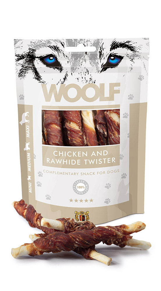 Woolf Chicken And Rawhide Twister