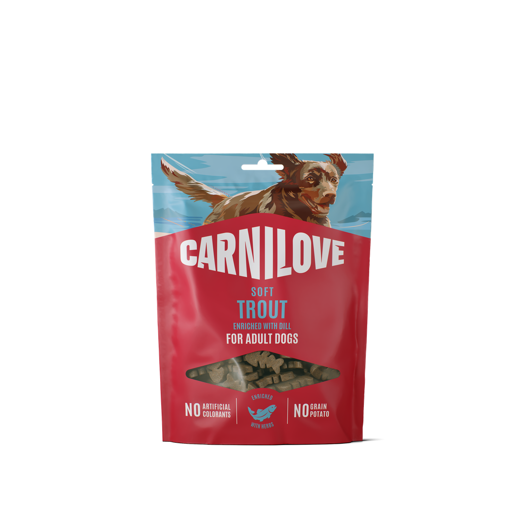 CARNILOVE Dog SOFT Snack Trout enriched with Dill 200g