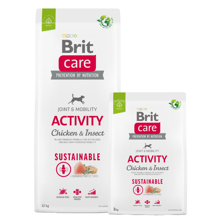 Promocja: 12 kg + 3 kg Brit Care Dog Sustainable Activity Chicken & Insect