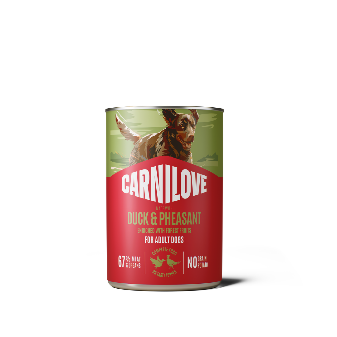 CARNILOVE Dog CAN Paté Made with Duck & Pheasant 400 g