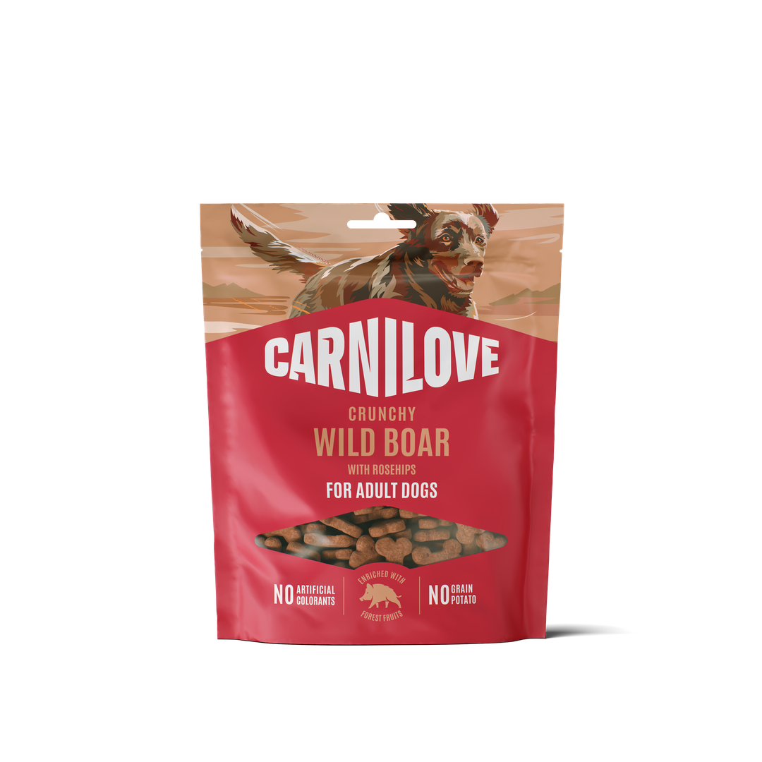 CARNILOVE Dog CRUNCHY Snack Wild Boar with Rosehips 200g