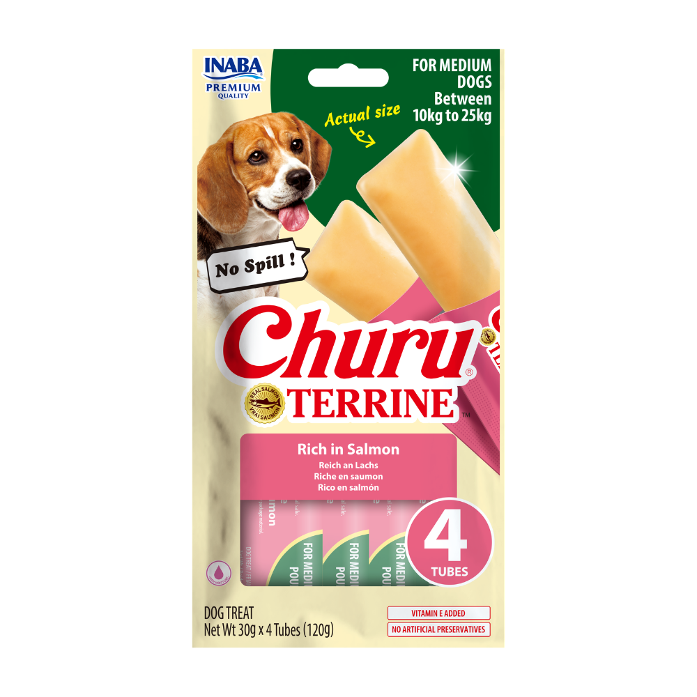 Inaba Churu Terrine Salmon Recipe 4x30g (120g)