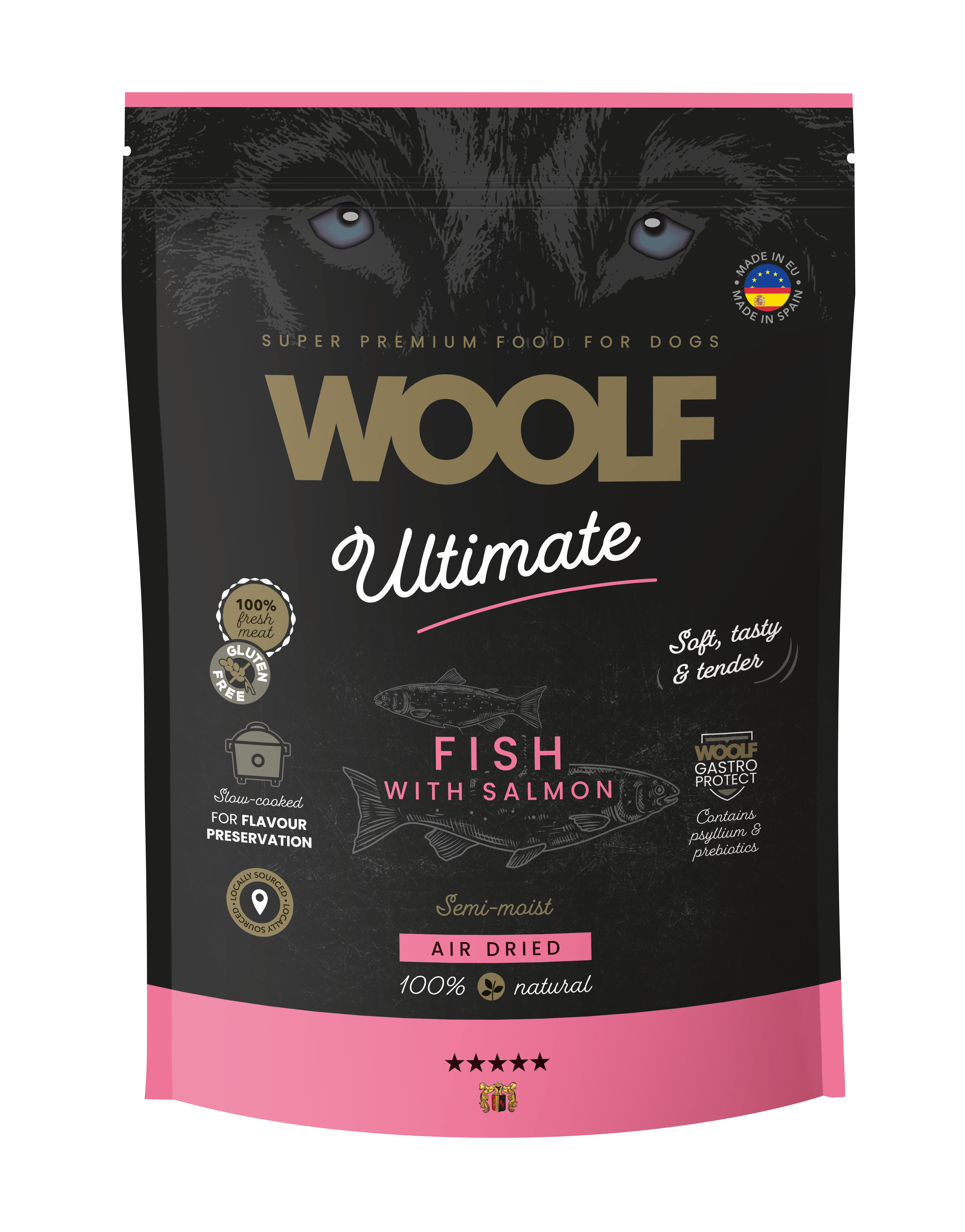 WOOLF Ultimate Dog Adult Fish with Salmon 1kg