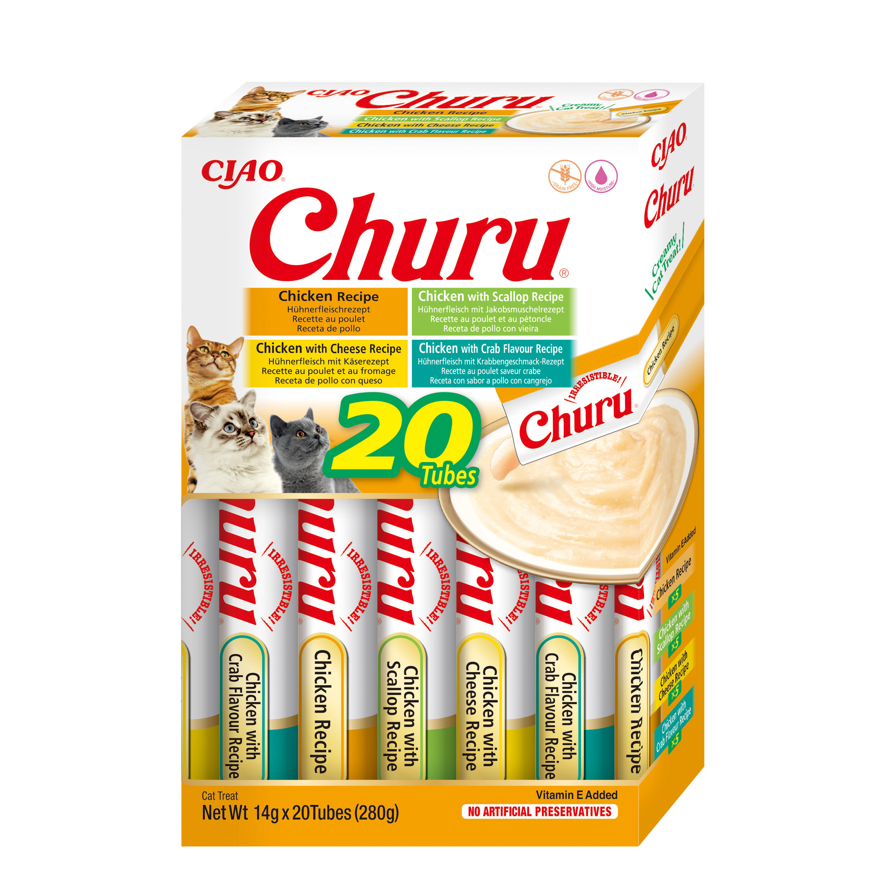 Inaba Cat Churu Chicken Variety 20x14g