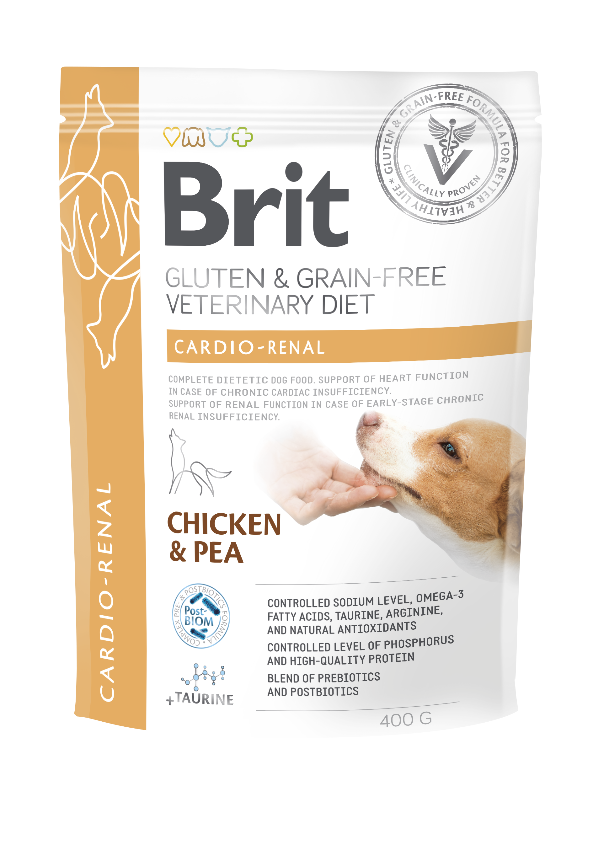 Brit VD Dog Grain free Cardio – Renal, kurczak Karma dla psów wspomagająca pracę serca i nerek